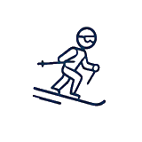 First time skier icon