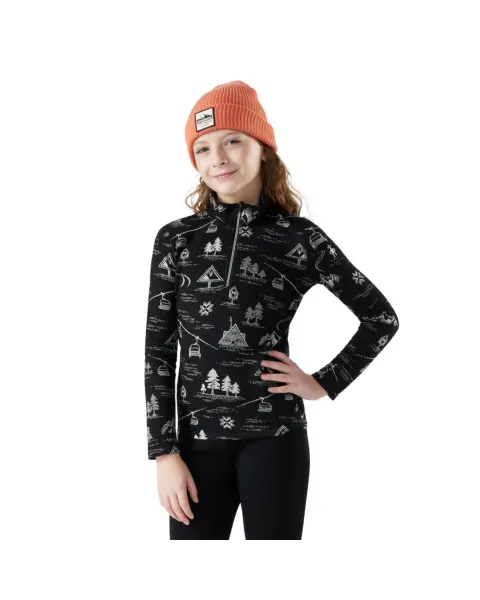 Smartwool Kids' Classic Thermal Merino Base Layer 1/4 Zip