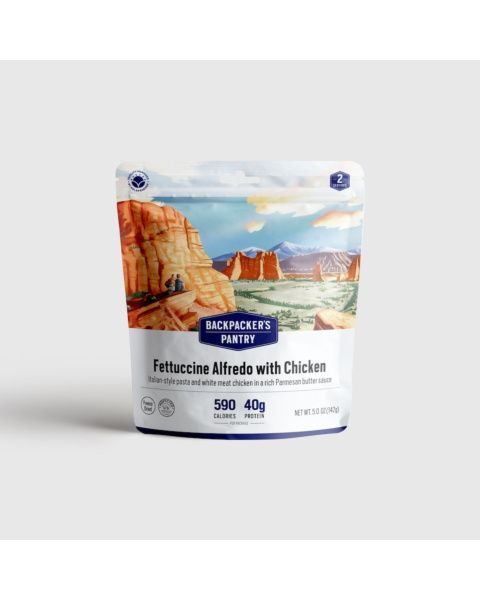 Backpacker's Pantry Fettuccine Alfredo with Chicken