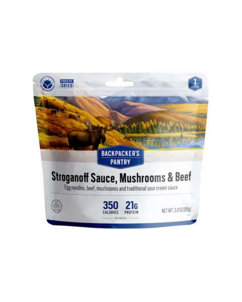 Backpacker's Pantry Stroganoff Sauce, Mushroom & Beef