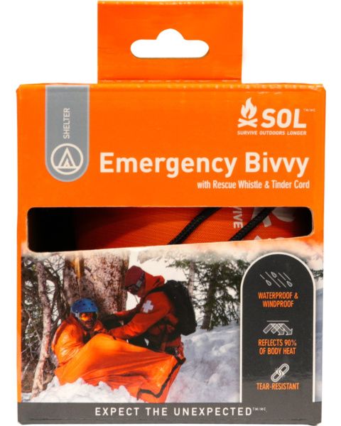 Survive Outdoors Longer Emergency Bivvy with Rescue Whistle