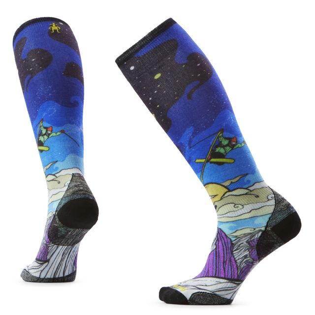 Smartwool Women's Ski Galactic Ski Print Over The Calf Socks