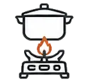 Camp kitchen icon