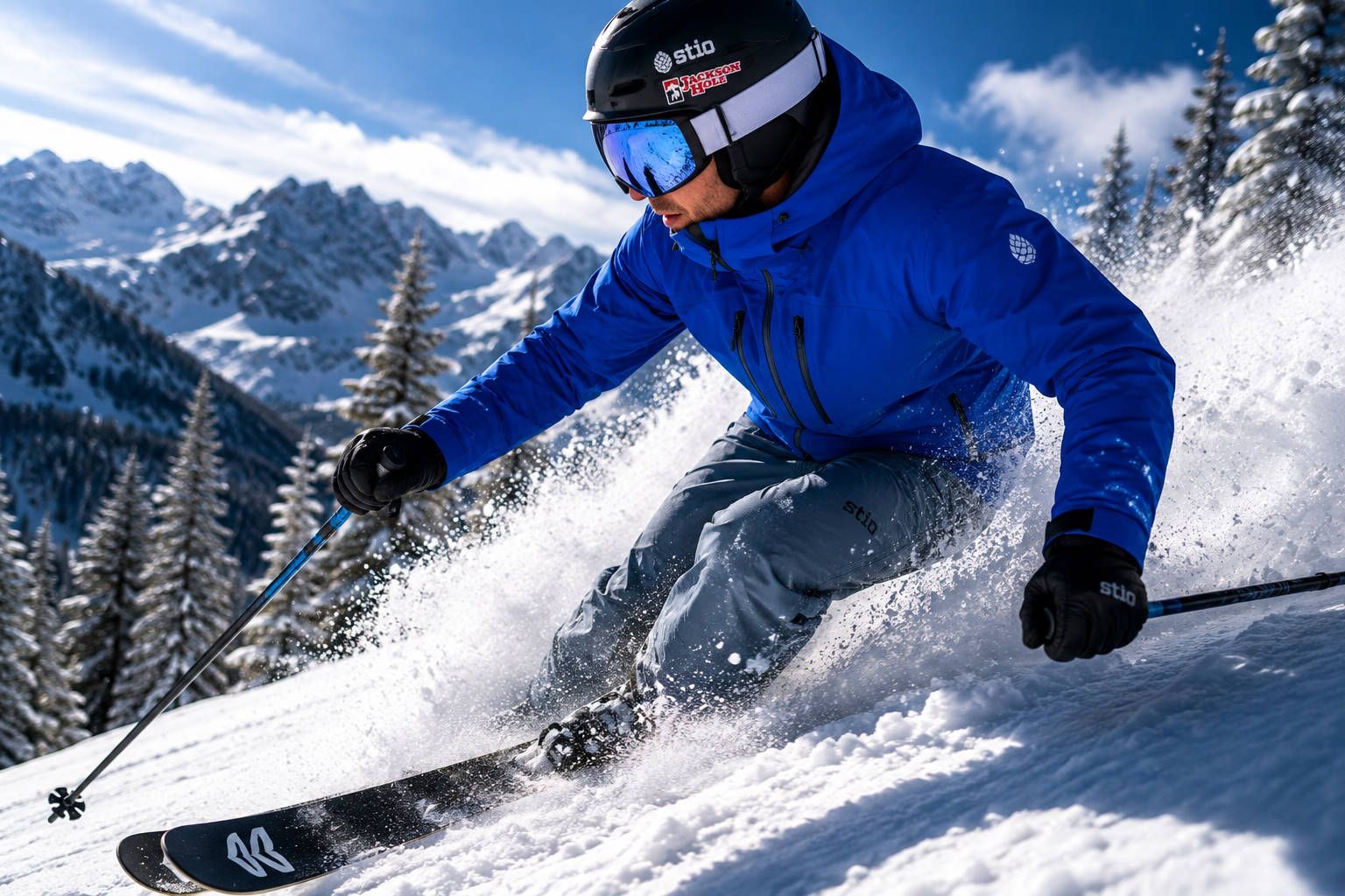 Testing ski apparel in real mountain conditions